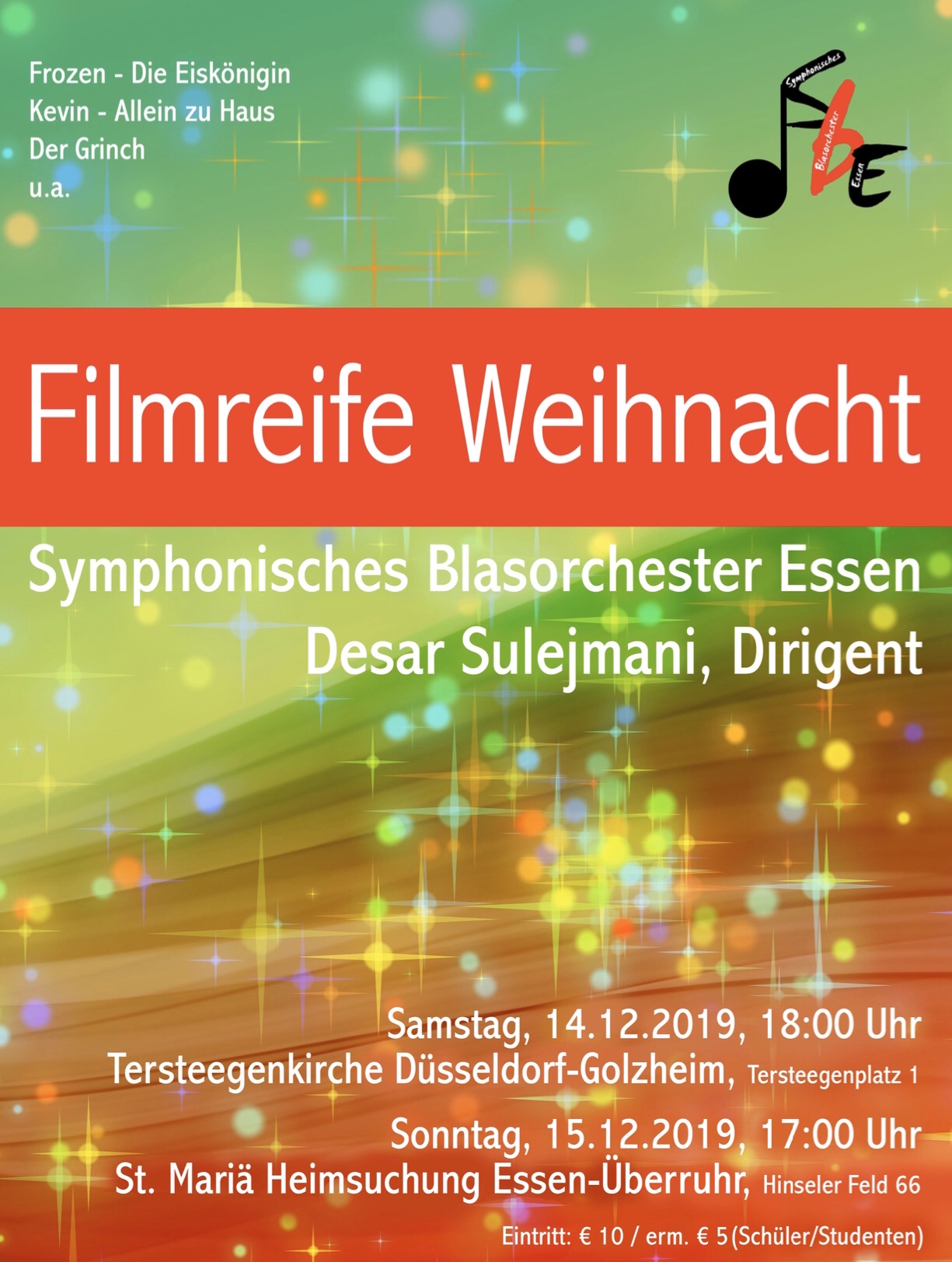 Filmreife Weihnacht Flyer